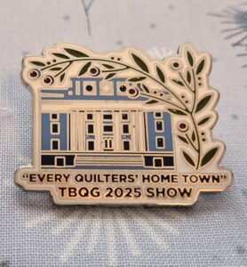 quilt show pin 2025